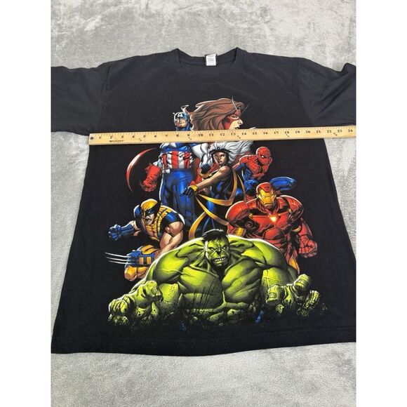 Vintage Marvel Mad Engine Short Sleeve T Shirt Men's Size Large Black - Picture 5 of 8